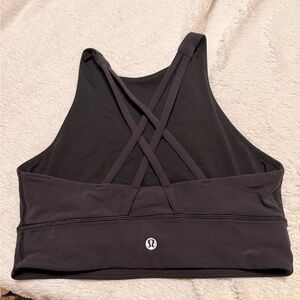 lululemon athletica Cross-Back Black Sports Bra
